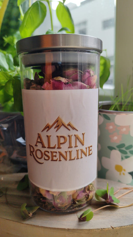 Magnesium bath salt with bio roses fir shavings